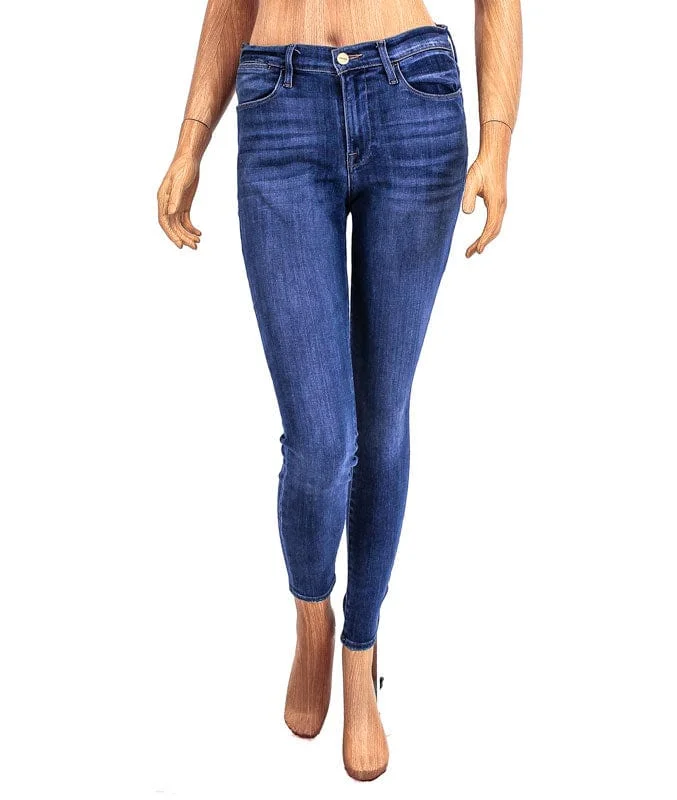 "Le High Skinny" Jean Comfortable Straight-Legged Denim