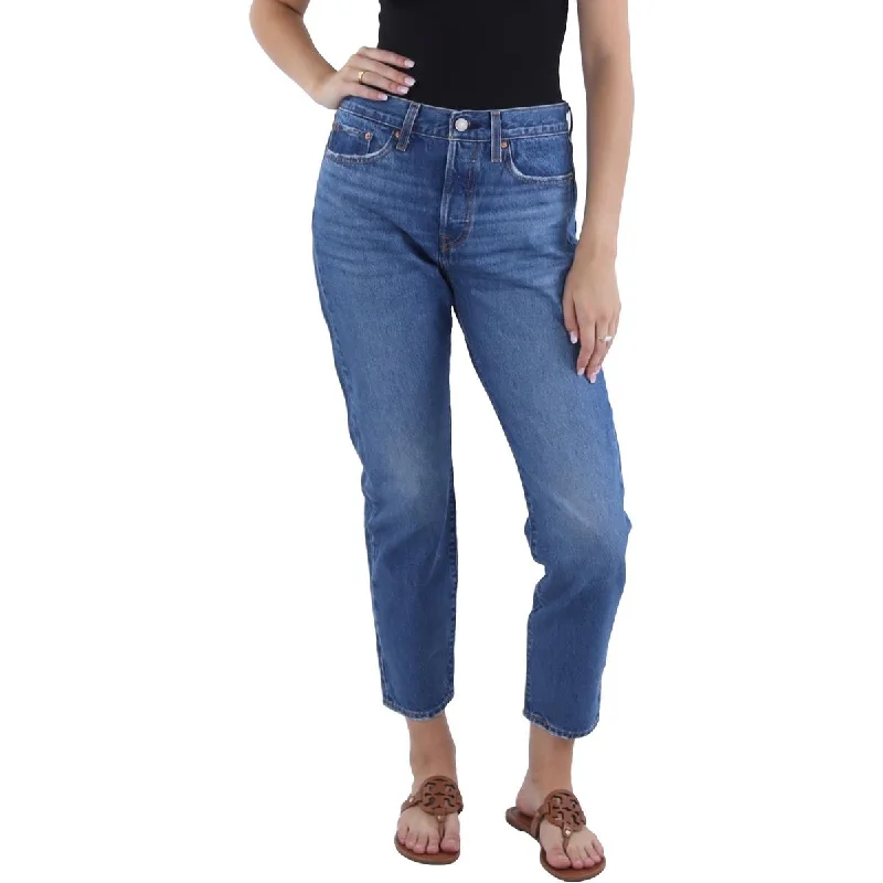Levi Strauss & Co. Womens Wedgie High Rise Medium Wash Tapered Leg Jeans Cozy Stretch High-Waist Jeans Levi Strauss & Co. Womens Wedgie High Rise Medium Wash Tapered Leg Jeans Cozy Stretch High-Waist Jeans