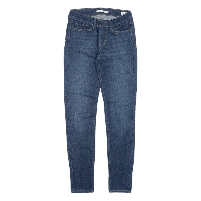 LEVI'S 711 Jeans Blue Denim Slim Skinny Womens W24 L28 Cozy Tencel Blend Denim Jeans LEVI'S 711 Jeans Blue Denim Slim Skinny Womens W24 L28 Cozy Tencel Blend Denim Jeans