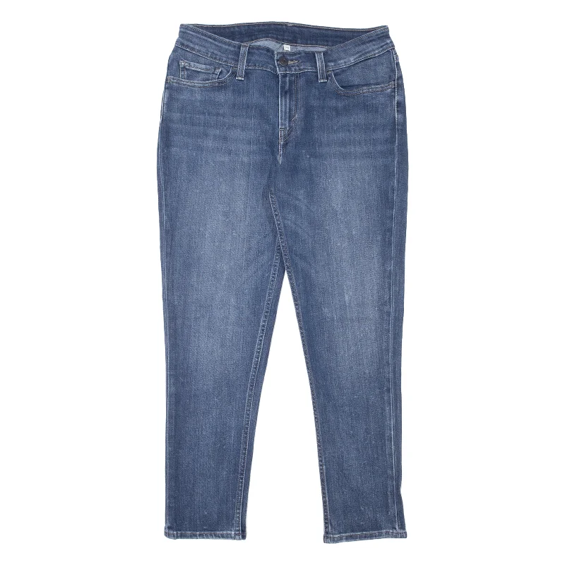 LEVI'S Jeans Blue Denim Slim Skinny Stone Wash Womens W30 L25 Trendy Skinny High-Waist Jeans LEVI'S Jeans Blue Denim Slim Skinny Stone Wash Womens W30 L25 Trendy Skinny High-Waist Jeans