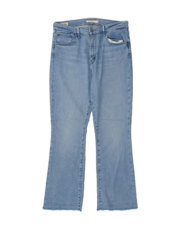 LEVI'S Womens 725 High Rise Bootcut Jeans W32 L29 Blue Lyocell Chic Vintage-Inspired Denim Jeans LEVI'S Womens 725 High Rise Bootcut Jeans W32 L29 Blue Lyocell Chic Vintage-Inspired Denim Jeans