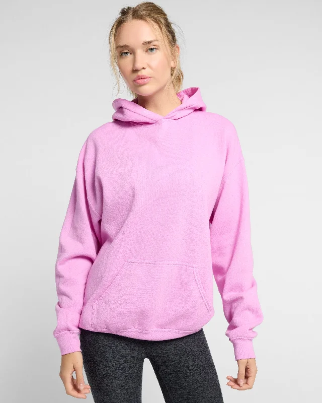 Lowen Sun Faded Hoodie Hoodie with Puffed Sleeves Voluminous Trendy