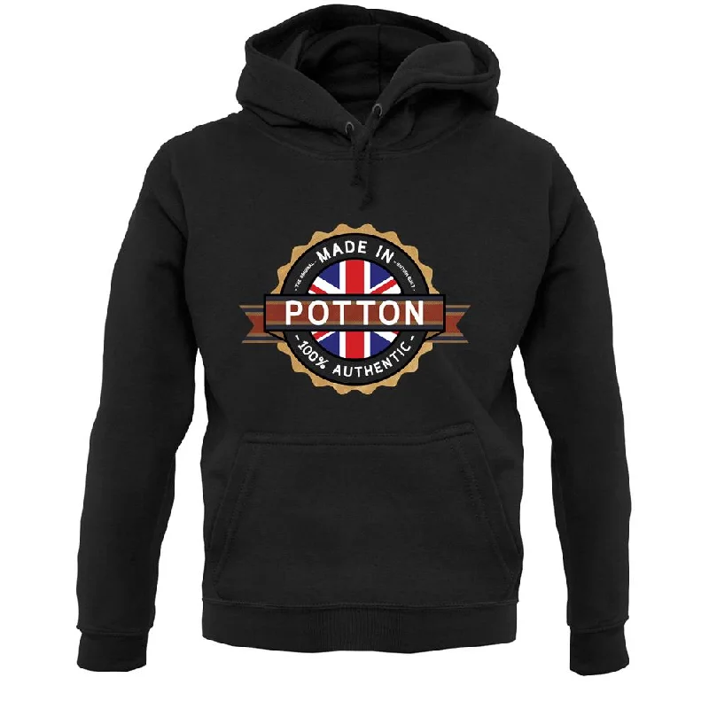 Made In Potton 100% Authentic Unisex Hoodie Hoodie with Magnetic Closure Innovative Modern Made In Potton 100% Authentic Unisex Hoodie Hoodie with Magnetic Closure Innovative Modern