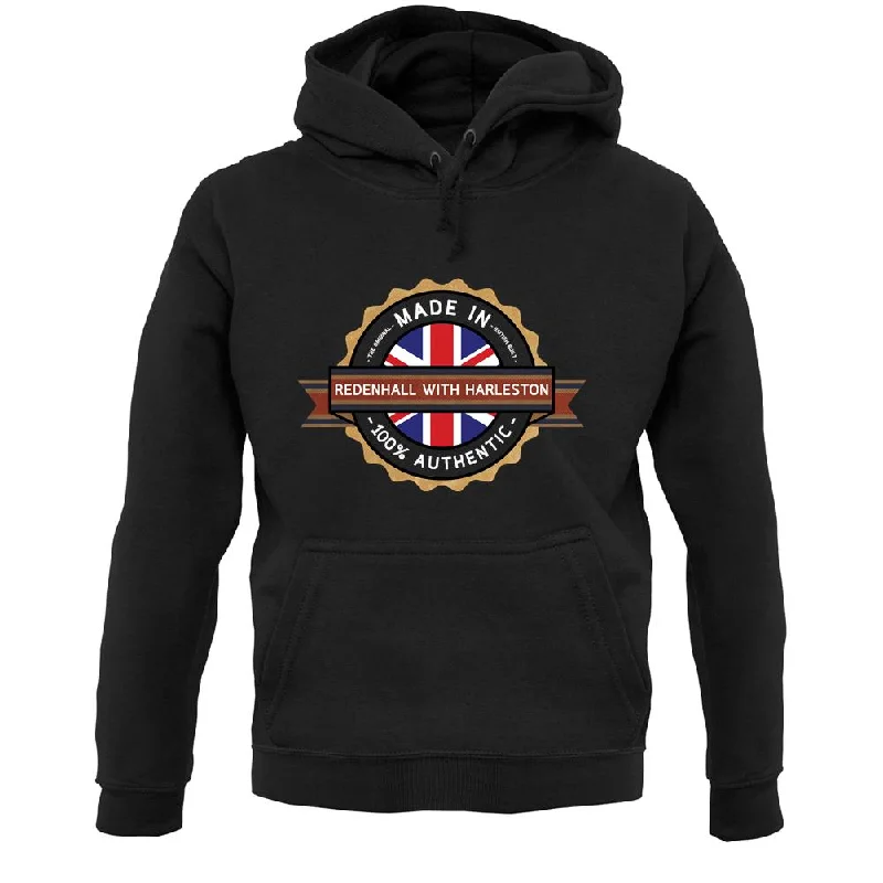 Made In Redenhall With Harleston 100% Authentic Unisex Hoodie Hoodie with Applique Textured Unique Made In Redenhall With Harleston 100% Authentic Unisex Hoodie Hoodie with Applique Textured Unique