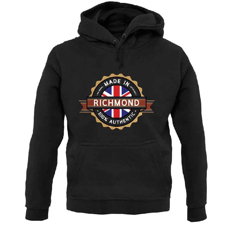 Made In Richmond 100% Authentic Unisex Hoodie Hoodie Crop Top Short Trendy