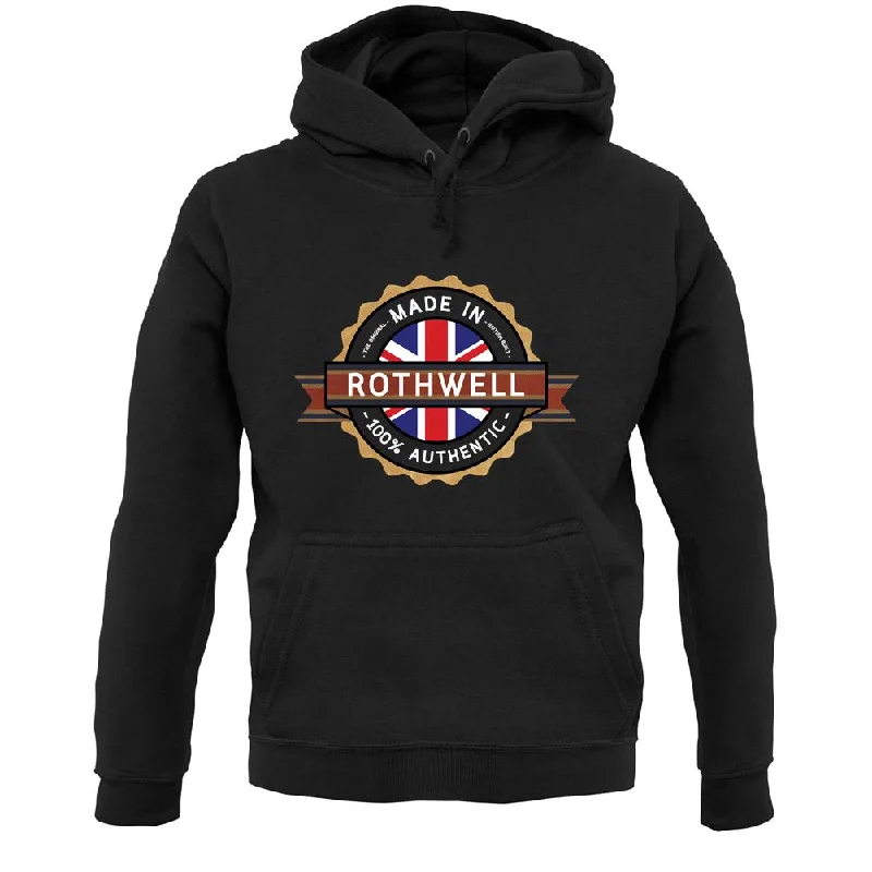 Made In Rothwell 100% Authentic Unisex Hoodie Hoodie with Hem Drawcord Adjustable Customizable Made In Rothwell 100% Authentic Unisex Hoodie Hoodie with Hem Drawcord Adjustable Customizable