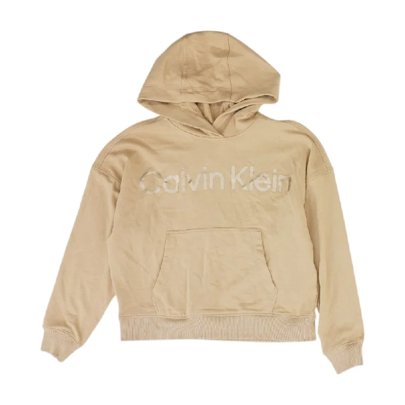 Nude Solid Hoodie Hoodie with Tied Waist Feminine Flattering