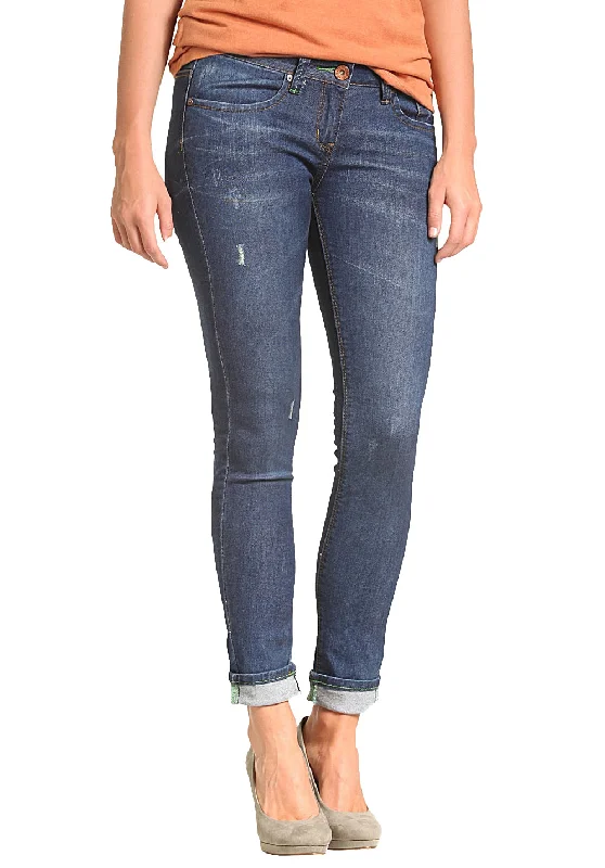 ONE GREEN ELEPHANT Women's Indigo Chofu Second Skin Jeans NWT Fashionable Distressed Jeans ONE GREEN ELEPHANT Women's Indigo Chofu Second Skin Jeans NWT Fashionable Distressed Jeans