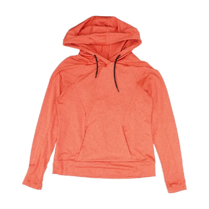 Orange Solid Hoodie Hoodie with Oversized Fit Loose Comfortable