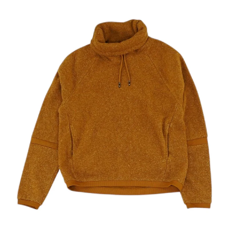 Orange Solid Sweatshirt Hoodie with Stripes Bold Sporty