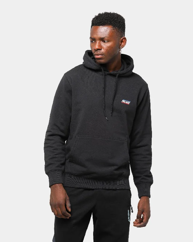 Palace Men's Basically A Hoodie Black Hoodie with Hood Adjustable Protection