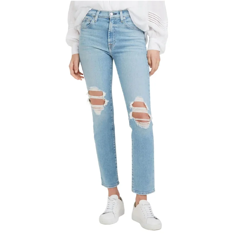 Peggi Slim Jean In Sierra Madre Chic Rolled Cuff Denim Jeans