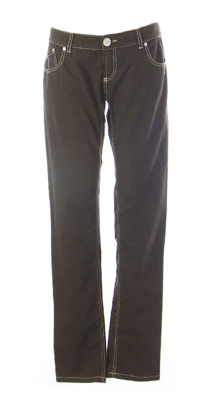 PINKO Women's Brown Straight Cotton Jeans 122030 IT Sz 32 $114 NEW Cozy Stretch High-Waist Jeans PINKO Women's Brown Straight Cotton Jeans 122030 IT Sz 32 $114 NEW Cozy Stretch High-Waist Jeans