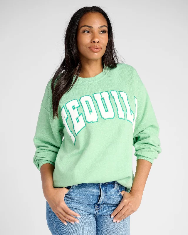 Tequila Sweatshirt Hoodie with Drawstring Waist Adjustable Fitted