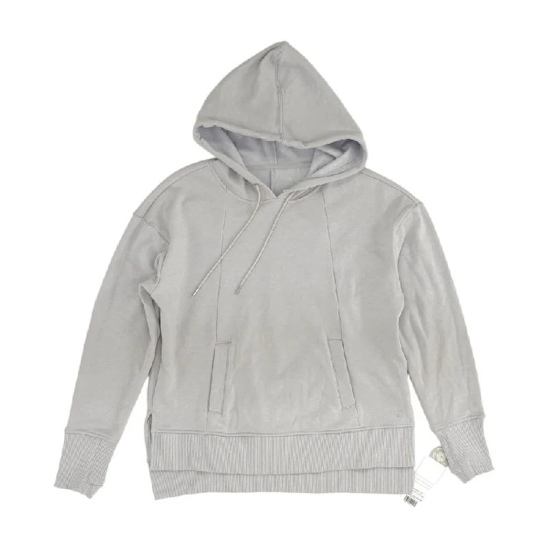 Purple Solid Hoodie Hoodie with Hem Drawcord Adjustable Customizable