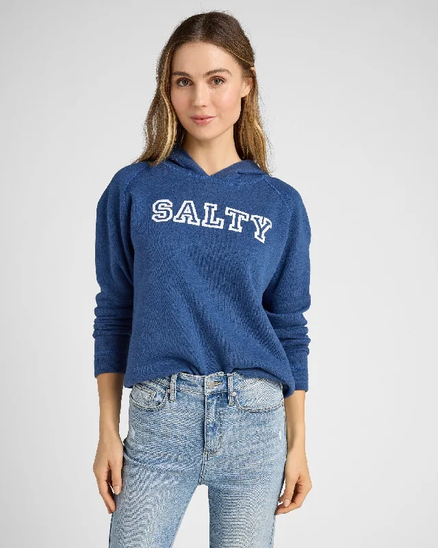 Salty Graphic Hoodie Hoodie with Toggle Buttons Decorative Unique