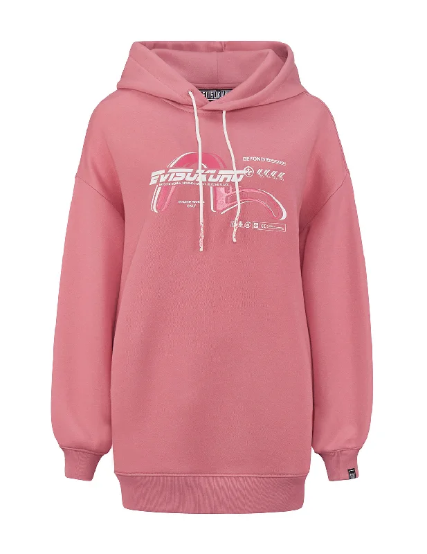 Seagull Print Oversized Hoodie Hoodie with Print Artistic Unique