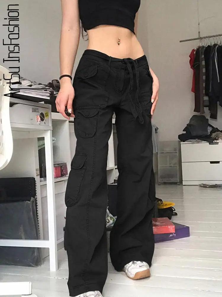 Straight Leg Jeans Woman High Waist Baggy Jeans Y2K Clothes Streetwear Bottoms Cargo Comfortable Mid-Rise Jeans Straight Leg Jeans Woman High Waist Baggy Jeans Y2K Clothes Streetwear Bottoms Cargo Comfortable Mid-Rise Jeans