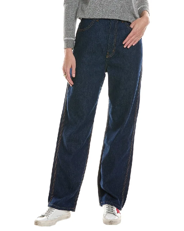 THE GREAT The Miner Rinse Wash Jean Stylish Relaxed Fit Skinny Jeans