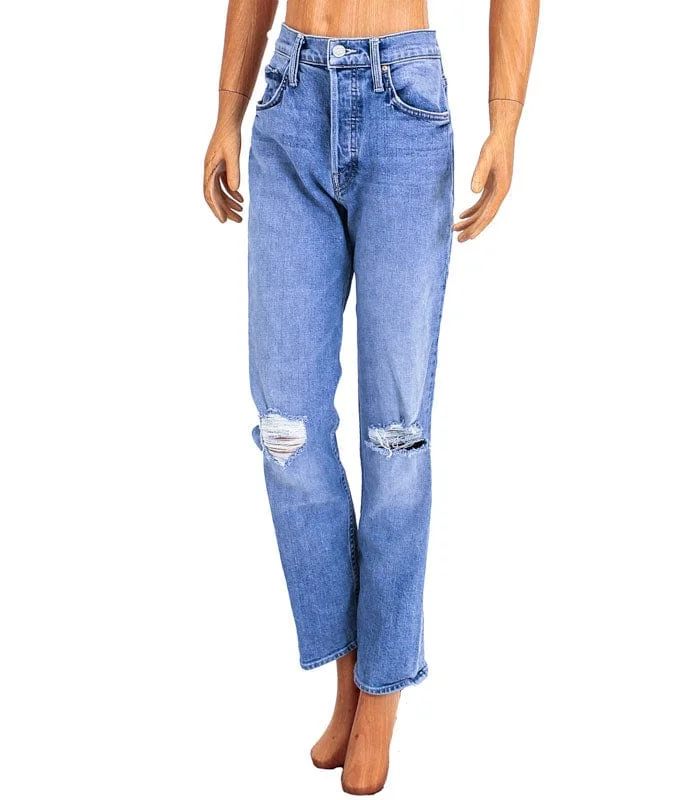 "The Tomcat" Distressed Jeans Cozy Relaxed Fit Jeans