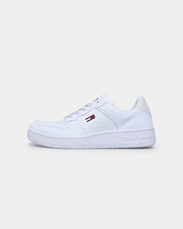 Tommy Jeans Women's Reflective Basket White Cozy Relaxed Fit Denim Jeans