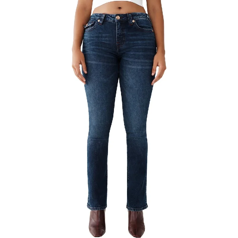 True Religion Womens Becca Mid-Rise Dark Wash Bootcut Jeans Elegant High-Waisted Flared Jeans True Religion Womens Becca Mid-Rise Dark Wash Bootcut Jeans Elegant High-Waisted Flared Jeans