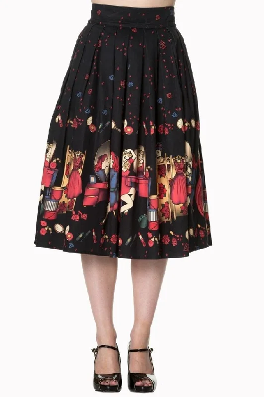 Vanity Swing Skirt chiffon skirt airy
