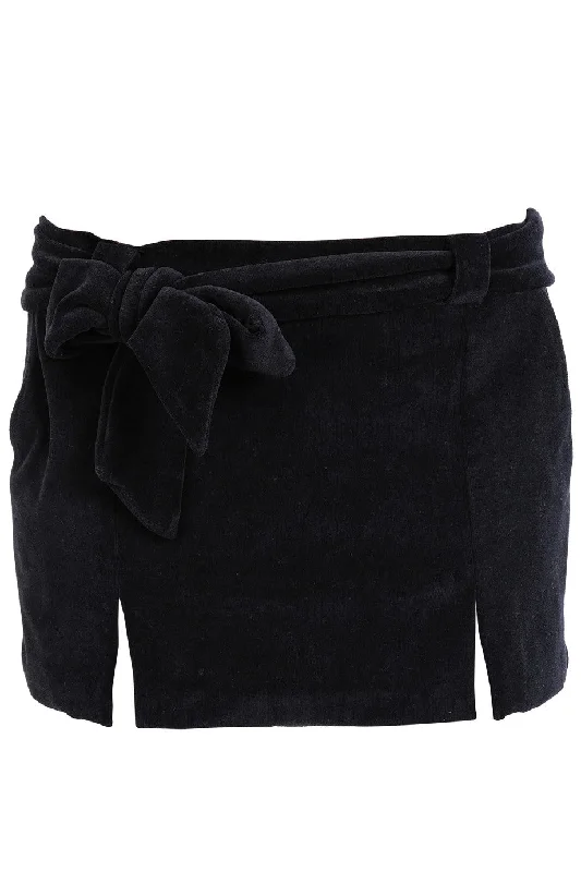 CLUBE BOSSA VELOUR Short Black Skirt tulle skirt dreamy