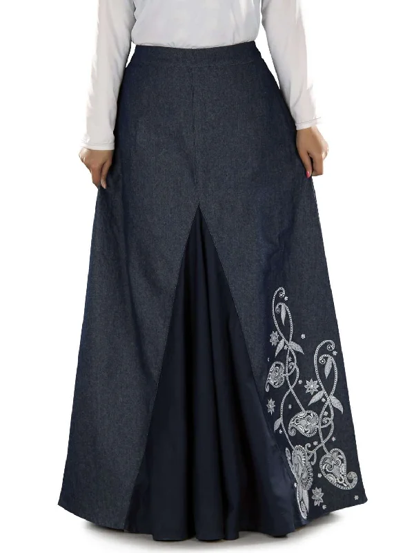 Dina Denim Skirt lace skirt romantic