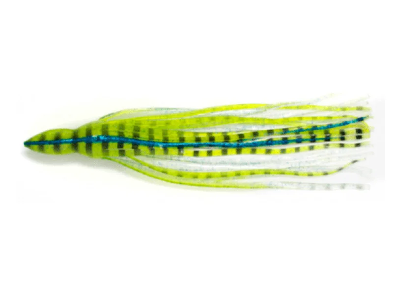 Green Zebra Octopus Lure Skirt silk skirt lustrous