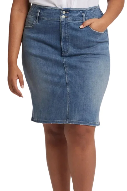 HIGH RISE SKIRT - MATKSK8667 midi skirt versatile