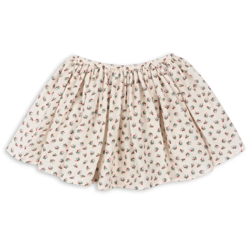 Konges Sløjd Fleur Tricolore Coco Skirt Gots corduroy skirt textured