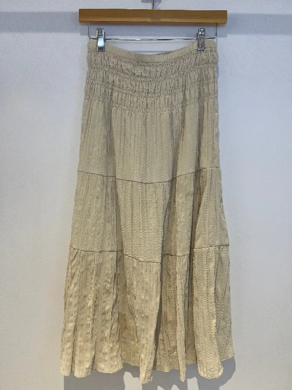 LAURA TIERED SKIRT BY LUCY PARIS velvet skirt luxury
