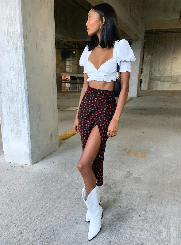 Mabel Midi Skirt chiffon skirt delicate