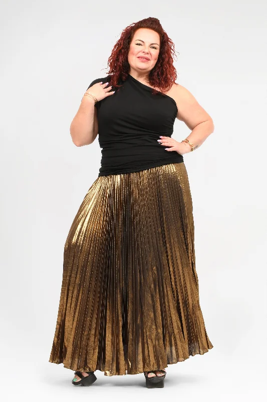 Jiselle Maxi Skirt leather skirt bold