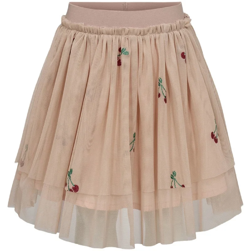 Sofie Schnoor Light Rose Skirt high slit skirt