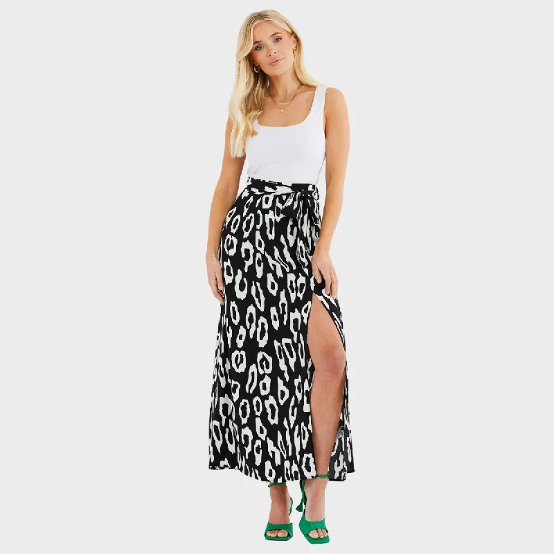 Threadbare Ladies Maxi Skirt leather skirt bold