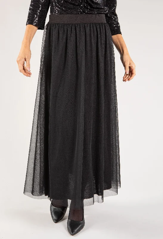 Tulle Pull On Skirt tiered skirt playful