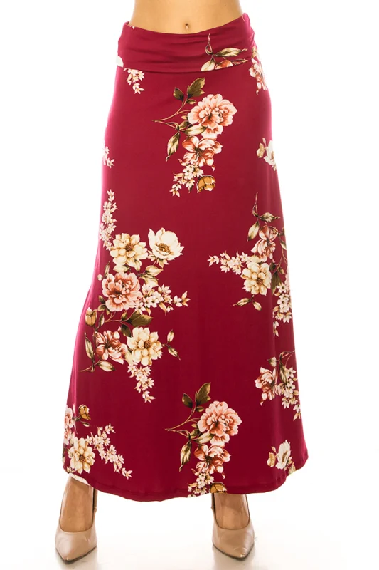 Floral Burgundy