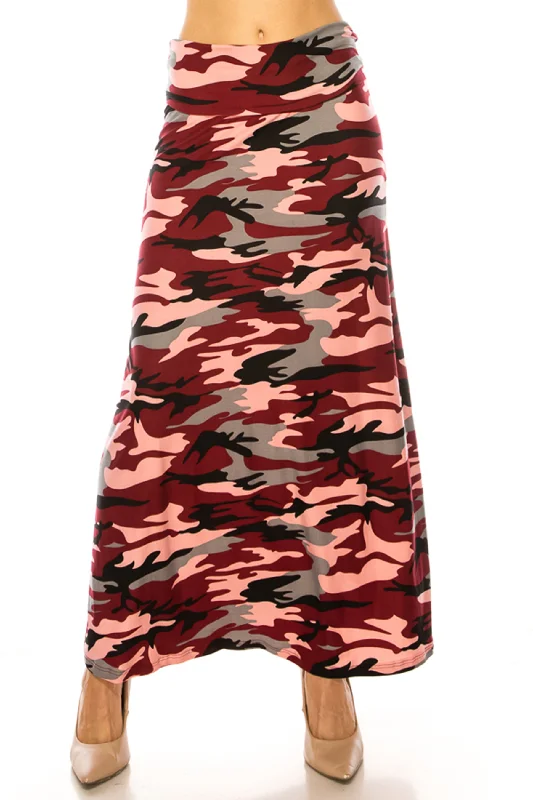 Camo Burgundy